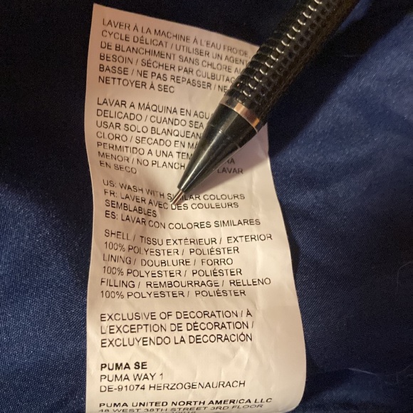 Puma Puffer Vest, kids 7/8, Like New - Picture 5 of 5